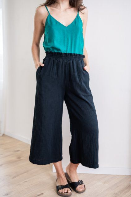 Reparada muselinove culottes cerne