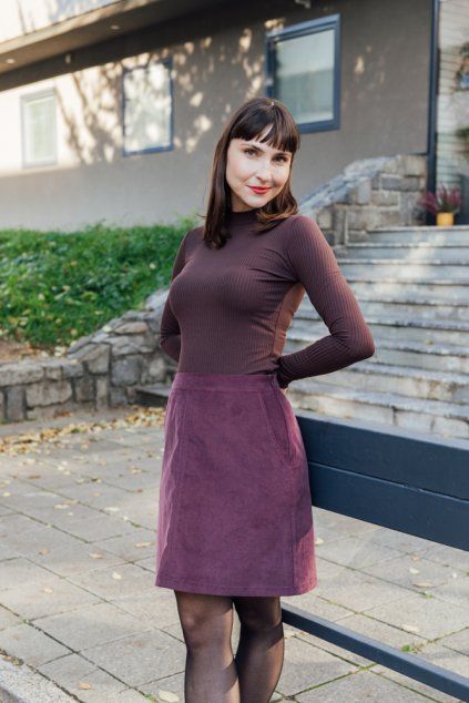 Reparáda sukně Nora lilkově fialová