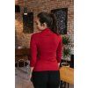 Reparada bambusove tricko trictvrtecni rukavy vystrih odetta tmave cervene5