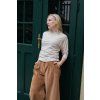 Reparáda manšestrové culottes hnědé