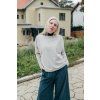 Reparáda modalová mikina Ily béžová