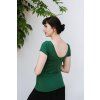 Reparada bambusove elegantni tricko dorothea kratky rukav tmave zelena2