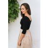 Reparada bambusove elegantni tricko dorothea trictvrtecni rukav cerne4