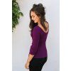 Reparada bambusove elegantni tricko dorothea trictvrtecni rukav svestkove fialove5