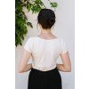 Reparada bambusove elegantni tricko marta kratky rukav smetanova2