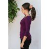 Reparada bambusove elegantni tricko marta trictvrtecni rukav svestkove fialove2