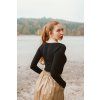 Reparada bambusove elegantni tricko marta dlouhy rukav cerne1